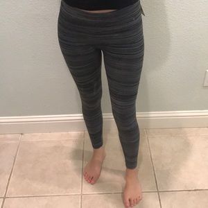 black and grey leggings